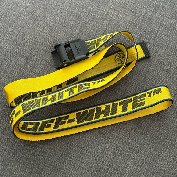 Off-White Other - Off-White Yellow Industrial Belt